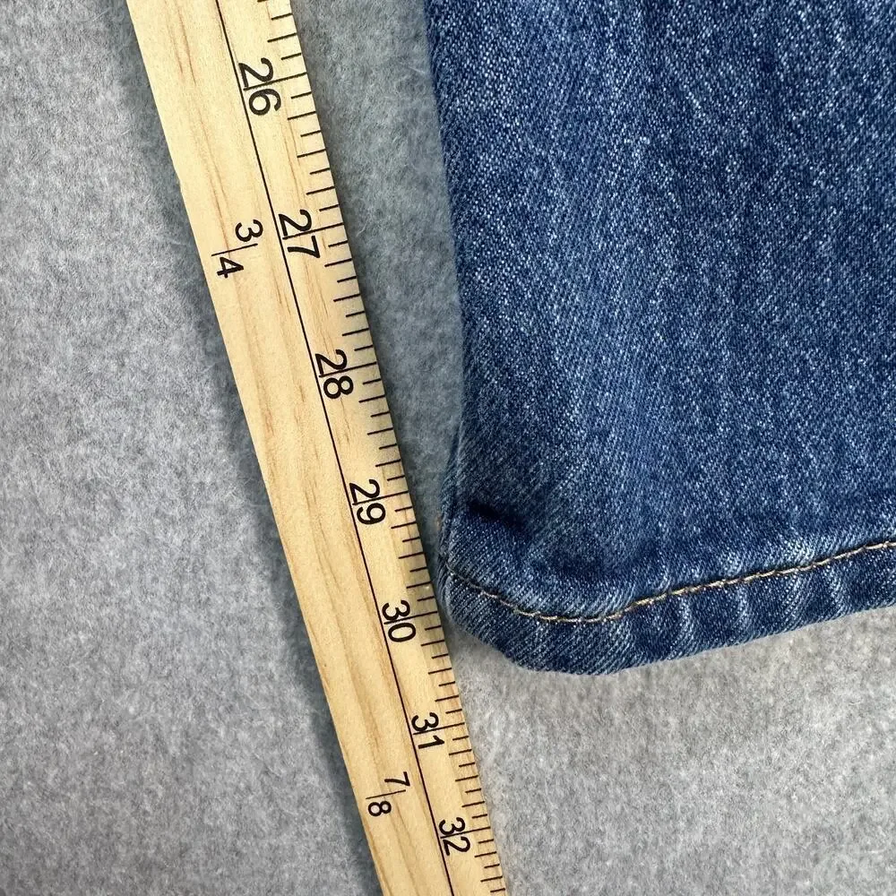 Levi's Jeans Mens W38 L32 Blue Medium Wash High Rise Straight Leg Relaxed Fit